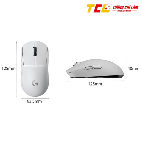 CHUỘT KHÔNG DÂY LOGITECH PRO X SUPERLIGHT WHITE (USB/TRẮNG/910-005944)