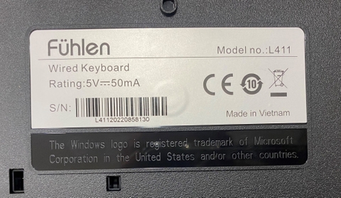 Bàn Phím Fuhlen  L411