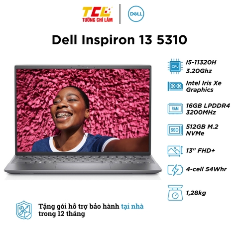 Dell Inspiron 13 5310 (i5-11320H | RAM 16GB | SSD 512GB | 13 Inch FHD+)