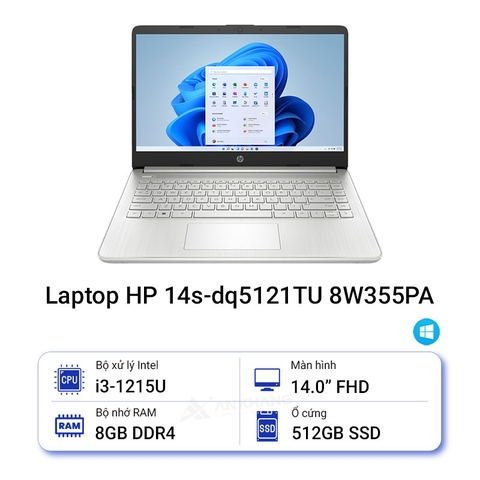Laptop HP 14s-dq5121TU 8W355PA