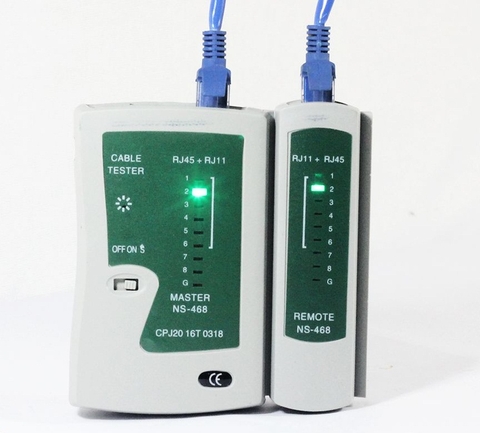 Hộp test mạng đa năng RJ11/45 trắng -xanh