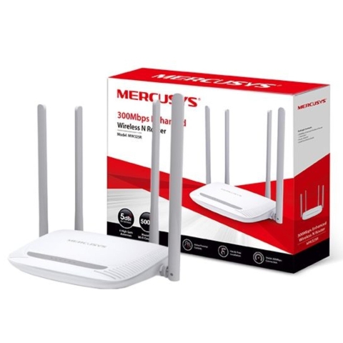 Bộ phát Wifi Mercusys MW325R - 300MB 4 Ăngten