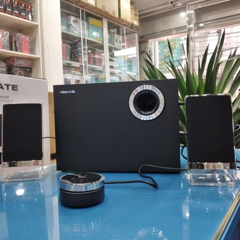 Loa vi tính Microlab SLATE PLATINUM Bluetooth 5.0 Công Suất 50W - BH 12 tháng