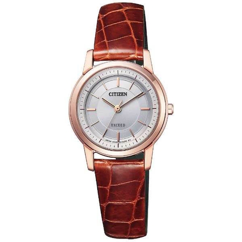 lbwm ĐỒNG HỒ NỮ CITIZEN EX2072-16A DÂY DA KÍNH SAPPHIRE CHỐNG TRẦY TỐT