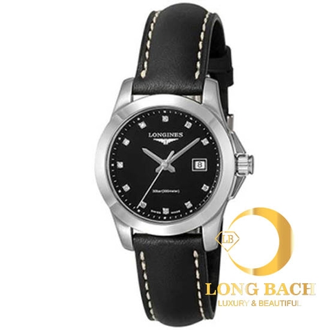 lbwm ĐỒNG HỒ NỮ LONGINES L33764573 DÂY DA KÍNH SAPPHIRE TRẺ TRUNG L3.376.4.57.3