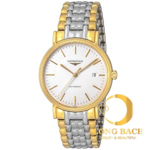 lbwm ĐỒNG HỒ NAM LONGINES L49212187 MẶT TRẮNG MẠ VÀNG SANG TRỌNG L4.921.2.18.7