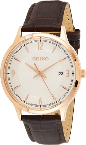 lbwm ĐỒNG HỒ NAM SEIKO QUARTZ SGEH88P1 MẠ VÀNG HỒNG