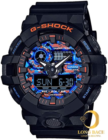 lbwm ĐỒNG HỒ NAM CASIO G-SHOCK GA-700CT-1AJF DÒNG NGỤY TRANG THÀNH PHỐ