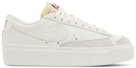 NIKE WMNS BLAZER LOW PLATFORM 'TRIPLE SAIL' - DJ0292105