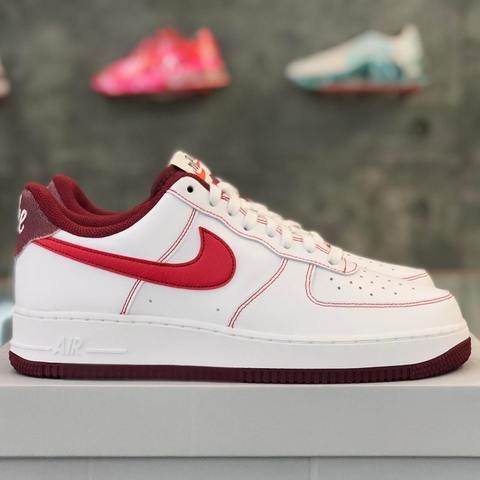 NIKE AIR FORCE 1 LOW '07 'FIRST USE WHITE TEAM RED' - DA8478 101