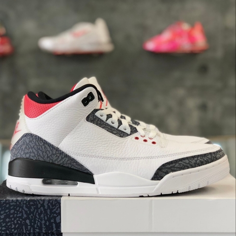 NIKE AIR JORDAN 3 RETRO SE-T 'FIRE RED DENIM' - DB4169 100