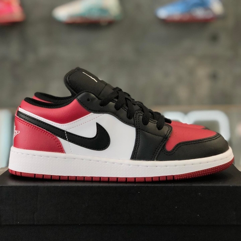 NIKE AIR JORDAN 1 LOW 'BRED TOE' - 553560 612