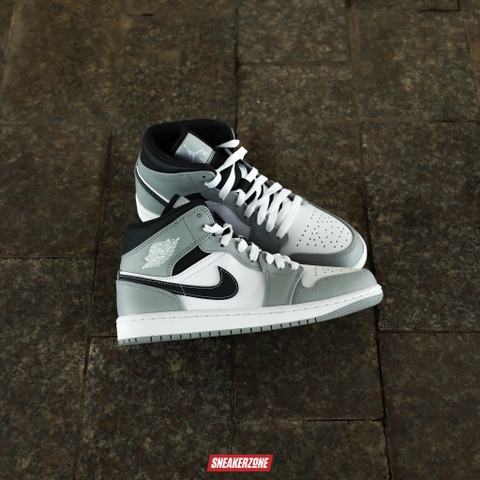 Nike Air Jordan 1 Mid 'Light Smoke Grey Anthracite' - 554724078