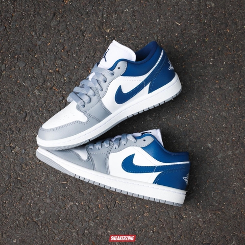 NIKE AIR JORDAN 1 LOW 'STEAL FRENCH BLUE' - DC0774 042