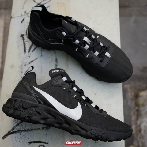NIKE REACT ELEMENT 55 'BLACK REFLECT' - BV1507 002