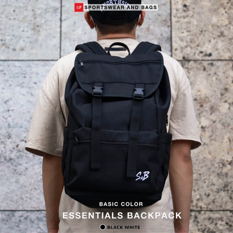 S&B ESSENTIALS BACKPACK 'BLACK'