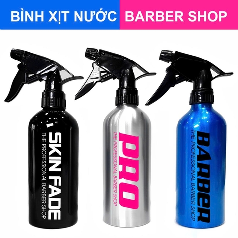 Bình Xịt Nước Cắt Tóc Kim Loại B1 - Skin Fade Pro Chuyên Nghiệp - Chất liệu kim loại bền bỉ