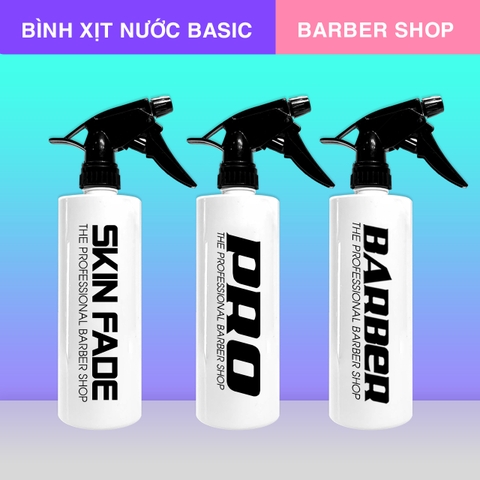 Bình Xịt Nước Cắt Tóc Nam Nữ B7 White Plastic Skin Fade 500ml