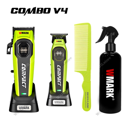 Combo WMARK V4 | Tông đơ pin NG-V4 + Tông viền NG-VT4