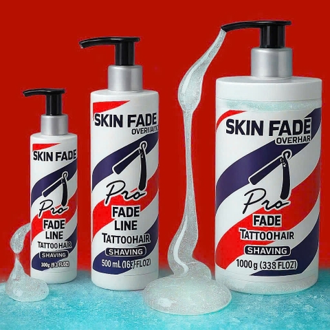 Gel cạo râu tóc cứng Skin Fade Tattoo Hair chất lượng dành cho Barber Shop