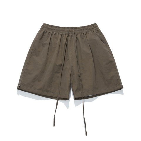 OLIVE SHORTS PARACHUTE FABRIC
