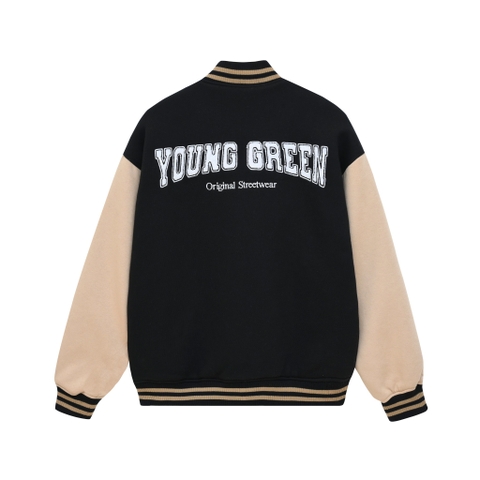 Young Green College Varsity Jacket