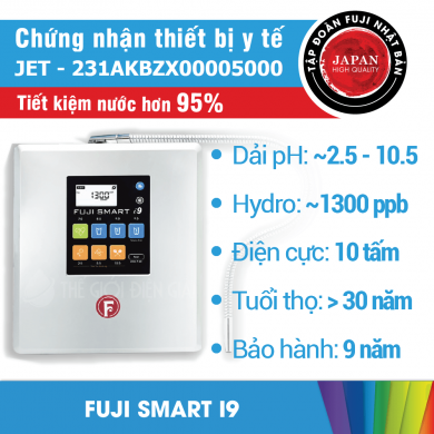 Máy điện giải ion kiêm Fuji Smart I9