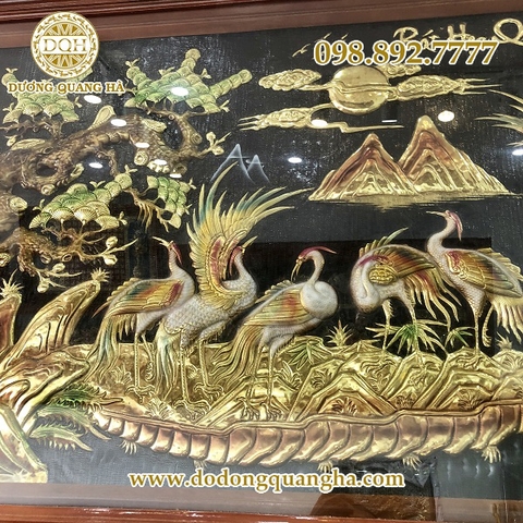 Tranh bát hạc quần hùng và cách treo tranh hợp phong thuỷ cho mọi nhà