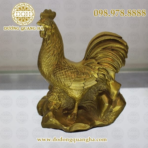 Tại sao nên đặt tượng gà bằng đồng trong phòng khách, phòng làm việc?