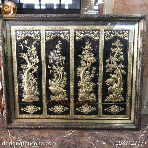 Treo tranh tứ quý ở đâu, treo thế nào mới đúng?