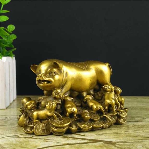 Lưu ý khi trưng bày tượng heo băng đồng ai cũng nên biết