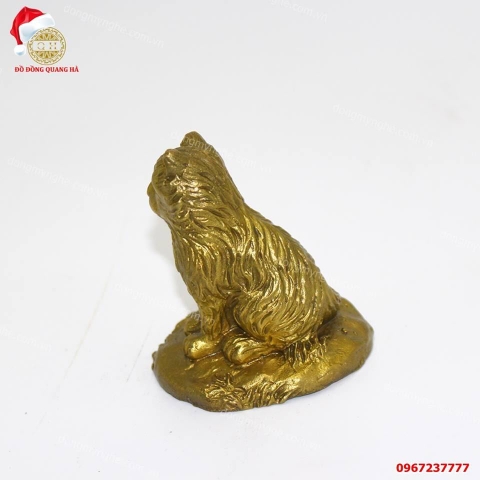Tượng mèo bằng đồng có ý nghĩa gì, đặt thế nào mới đúng?