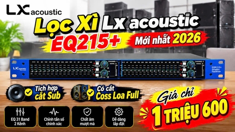 Lọc Xì Lx acoustic EQ215+ (Cắt Sub, Cắt Full)