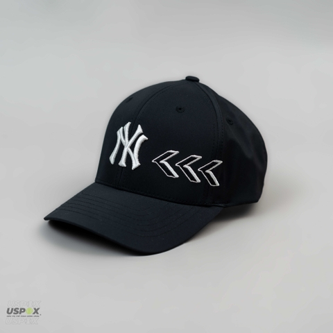 Mũ MLB Seamball Side Logo NY YANKEE Black