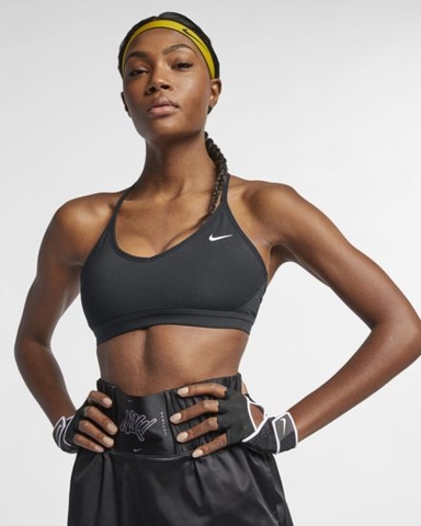 Áo Nike Bra Indy Black White (form Á)