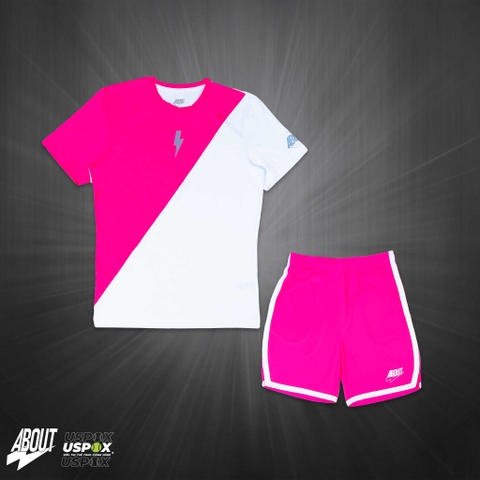 Bộ ABOUT Kick Black Fluo Pink