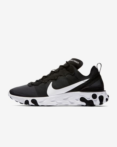 Nike React Element 55 Black White