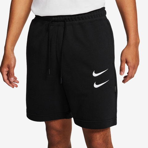 Nike Short Swoosh Black Red (form Âu)
