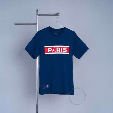 Áo Nike Tee PSG x JD Logo navy (form Âu)