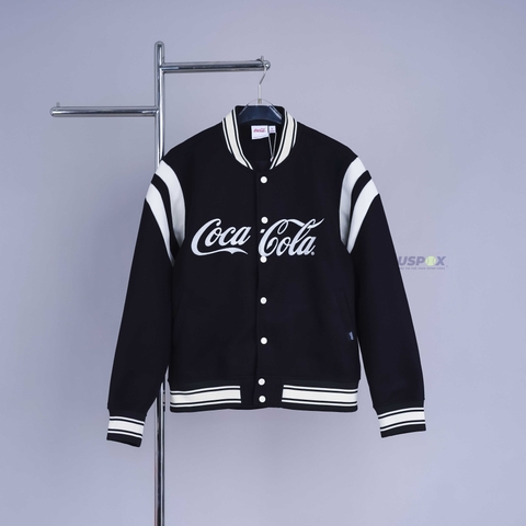 Áo Khoác Bomber Coca Cola Black