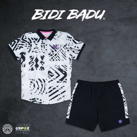 Bộ thể thao tennis Bidi Badu MELBOURNE polo black/white