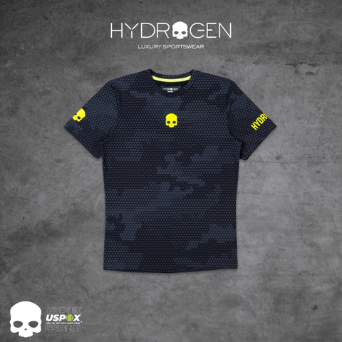 Áo tennis Hydrogen Camo Neon