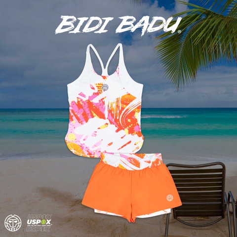 Bộ thể thao tennis nữ Bidi Badu WILD ARTS White