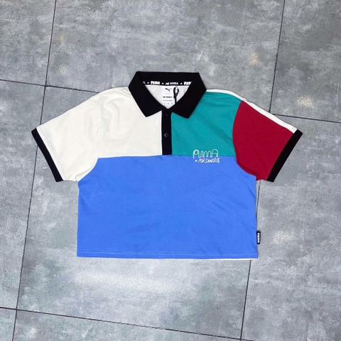 Áo Polo Puma x Mr. Doodle Blue