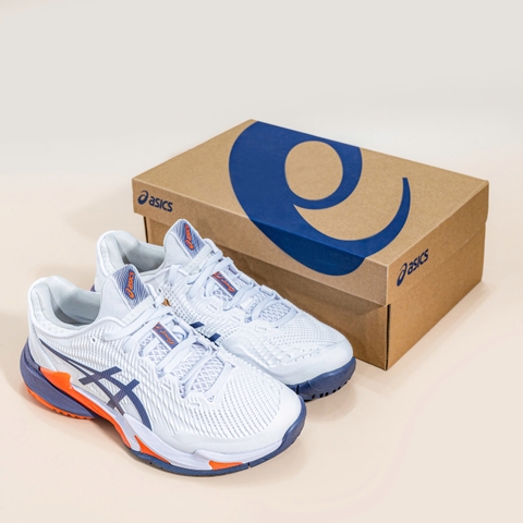 Giày Asics Court FF 3 White Greyish Purple
