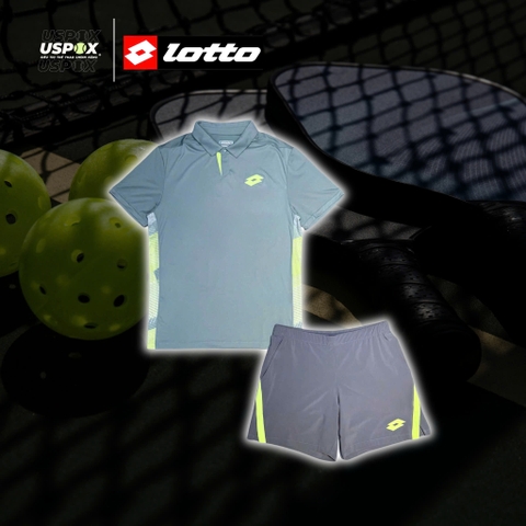 Bộ thể thao Lotto Tech Polo Gray