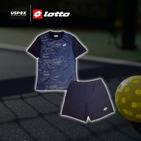 Bộ thể thao Lotto SUPERRAPIDA Tee Black