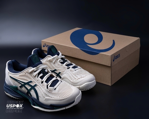 Giày Asics Court FF 3 Cream Jasper Green