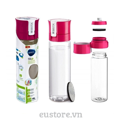 Bình lọc nước cầm tay than hoạt tính Brita Fill&go loại 600ml