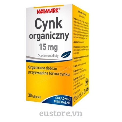 Viên kẽm ORGANICZNY 15 mg 30v